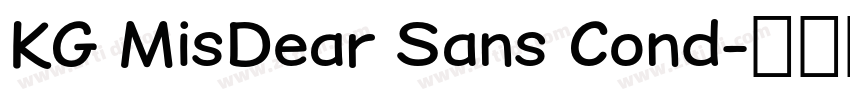 KG MisDear Sans Cond字体转换 KG MisDear Sans Cond字体转换